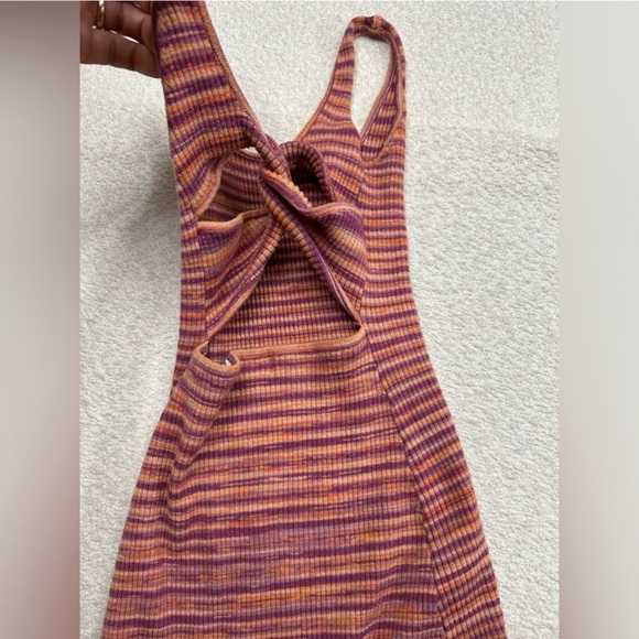 L*Space Women’s Mara Dress Cover Up in Dusk Purple Orange Size Small - Picture 4 of 8